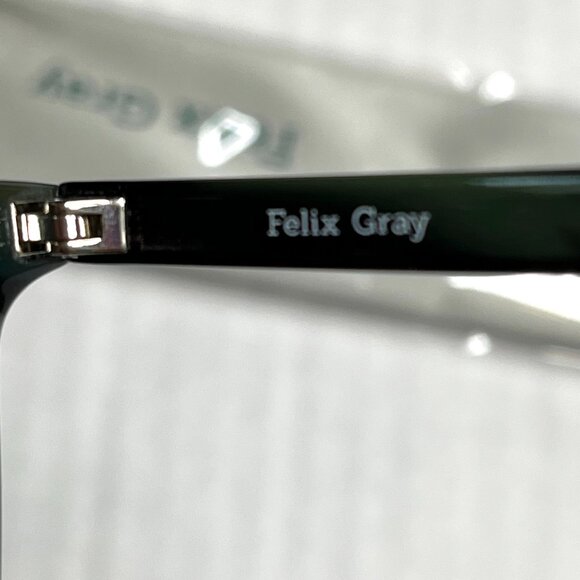 Felix Gray Nash Blue Light Glasses Artichoke Tortoise Acetate Computer 49-17-140 - Picture 10 of 10